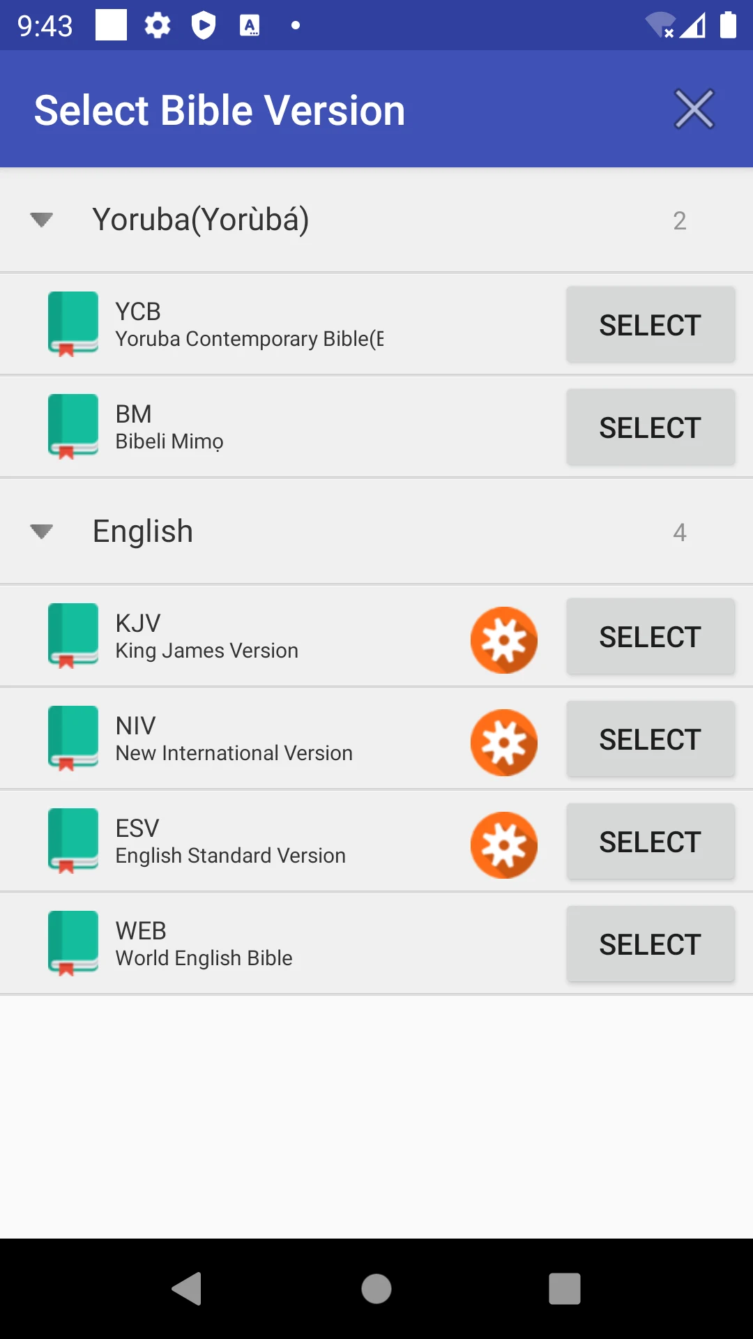 Yoruba English Audio Bible screenshot